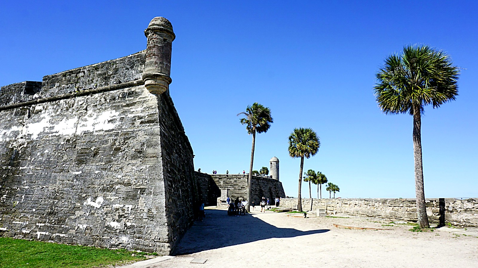 The Castillo de San Marcos and Matanzas waterfront in St. Augustine, Florida